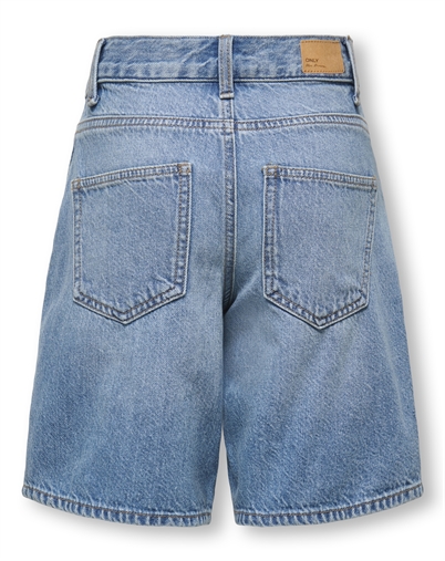 Kids Only - KOGMate Loose Long Denim Shorts - Medium Blue Denim